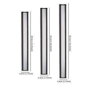 1pc Magnetic Knife Strips; Stainless Steel Magnetic Knife Bar - Use As Knife Holder; Knife Rack; Knife Strip; Kitchen Utensil Holder And Tool Hol (size: 16 Inch)